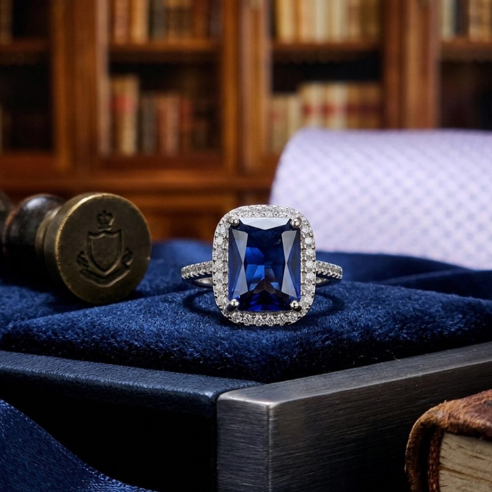 Elegant Ladies Rings with Real Zircon