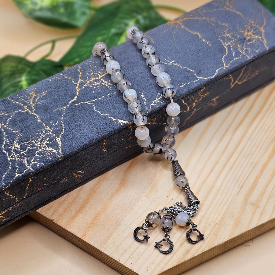 Real Shajri Aqeeq Stones Tasbeeh - Best Quality