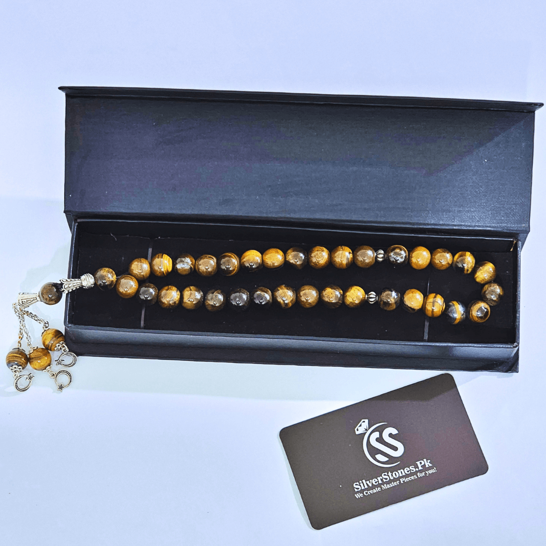 Real Tiger Stones Tasbeeh