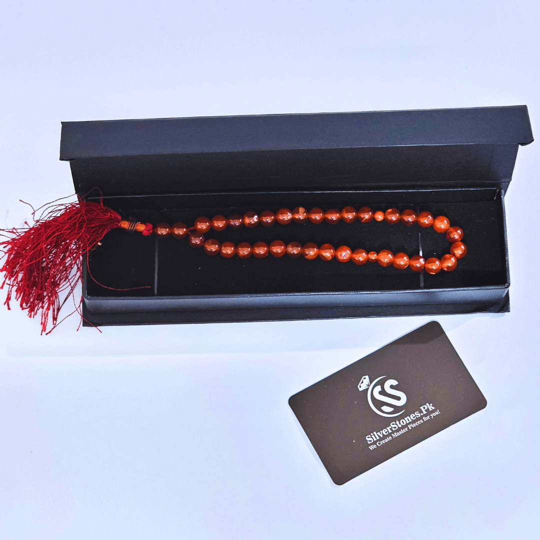 Real Aqeeq Stones Tasbeeh - Best Quality
