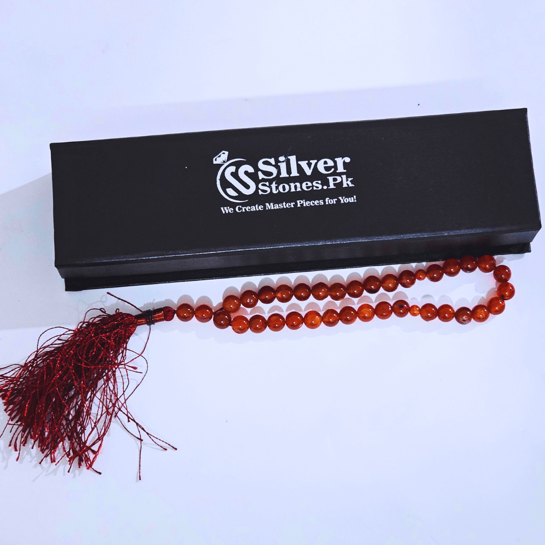 Real Aqeeq Stones Tasbeeh - Best Quality