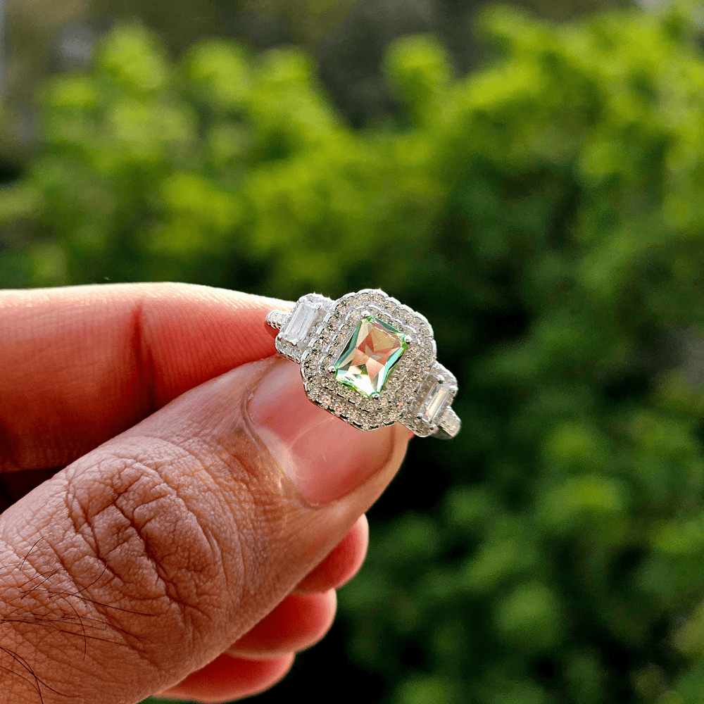 Italian 925 Silver Ladies Ring with Elegant Design