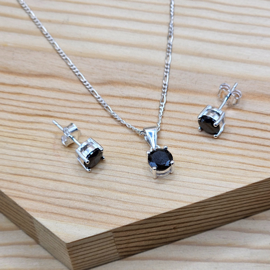 Italian Silver 925 Diamond style Pendant