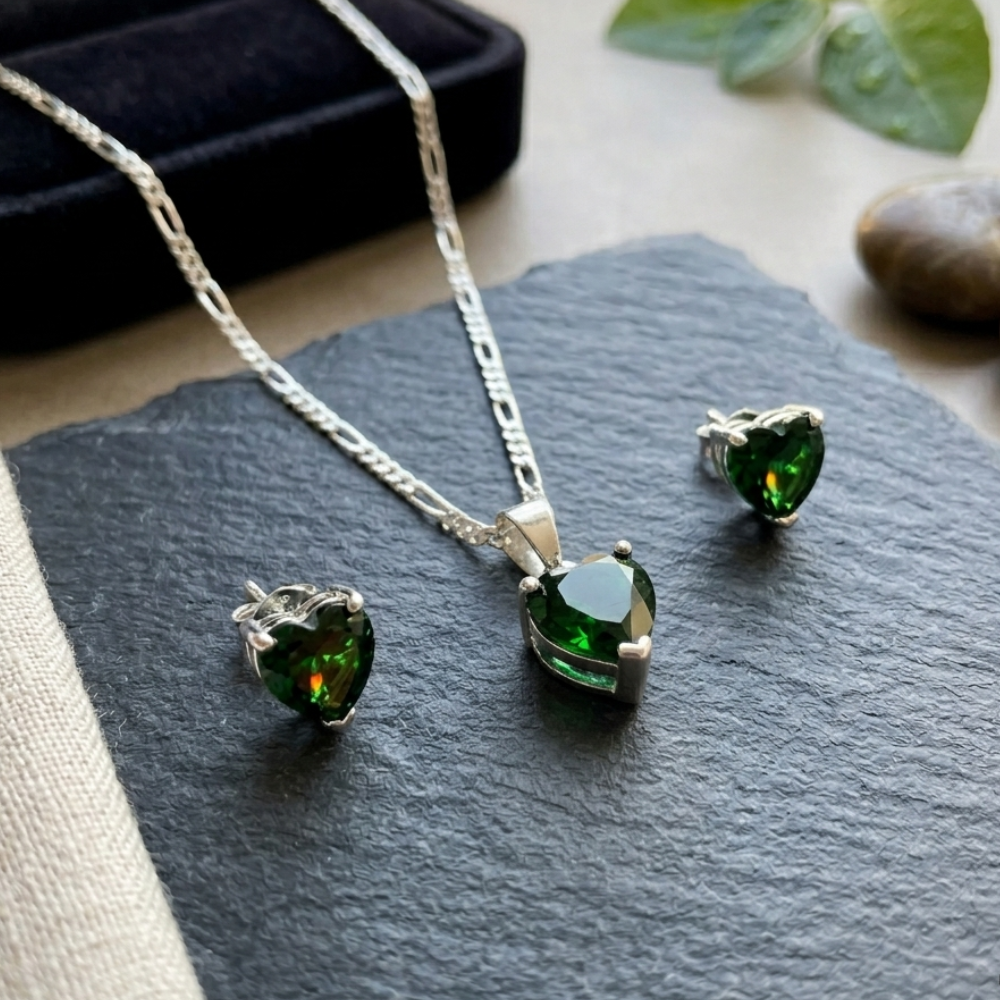 Italian Silver 925 Diamond style Pendant