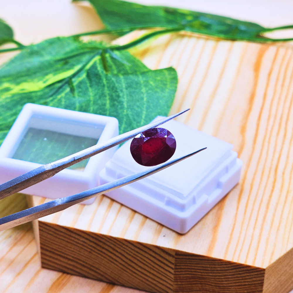 A+ Quality African Ruby (Dark Mahroon | 5.00 Carats)