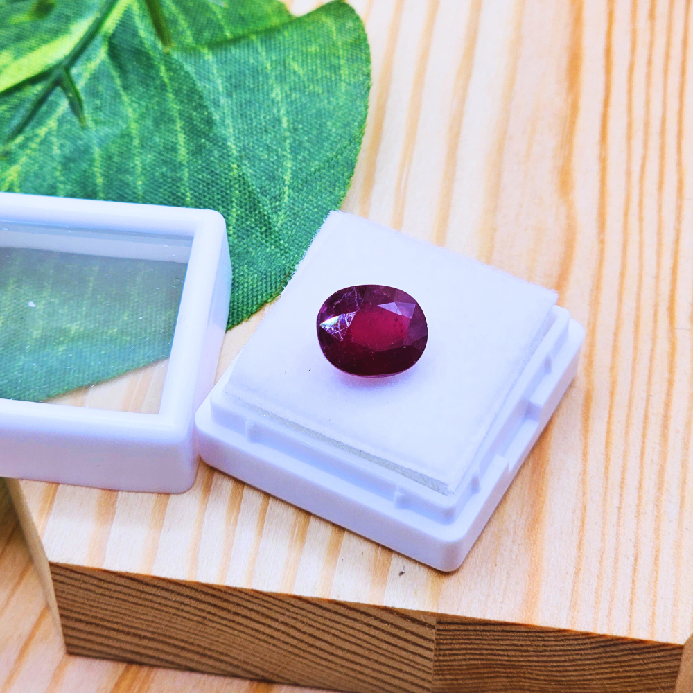 A+ Quality African Ruby (Dark Mahroon | 5.00 Carats)
