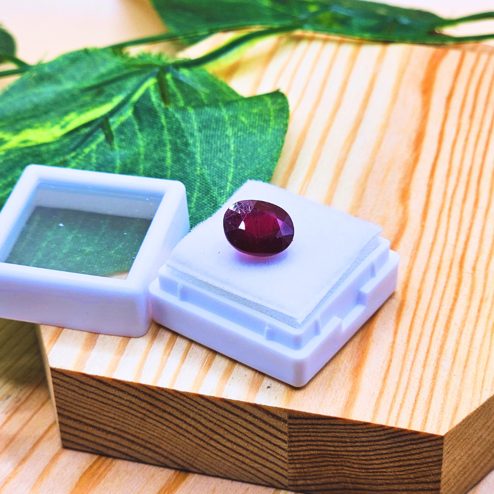 A+ Quality African Ruby (Dark Mahroon | 5.00 Carats)