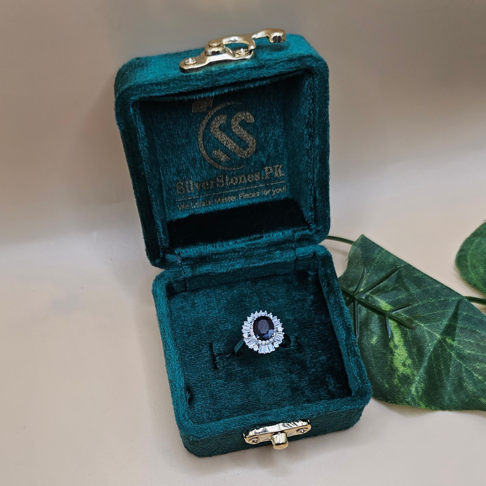 Zircon Accent: Italian Silver Ring