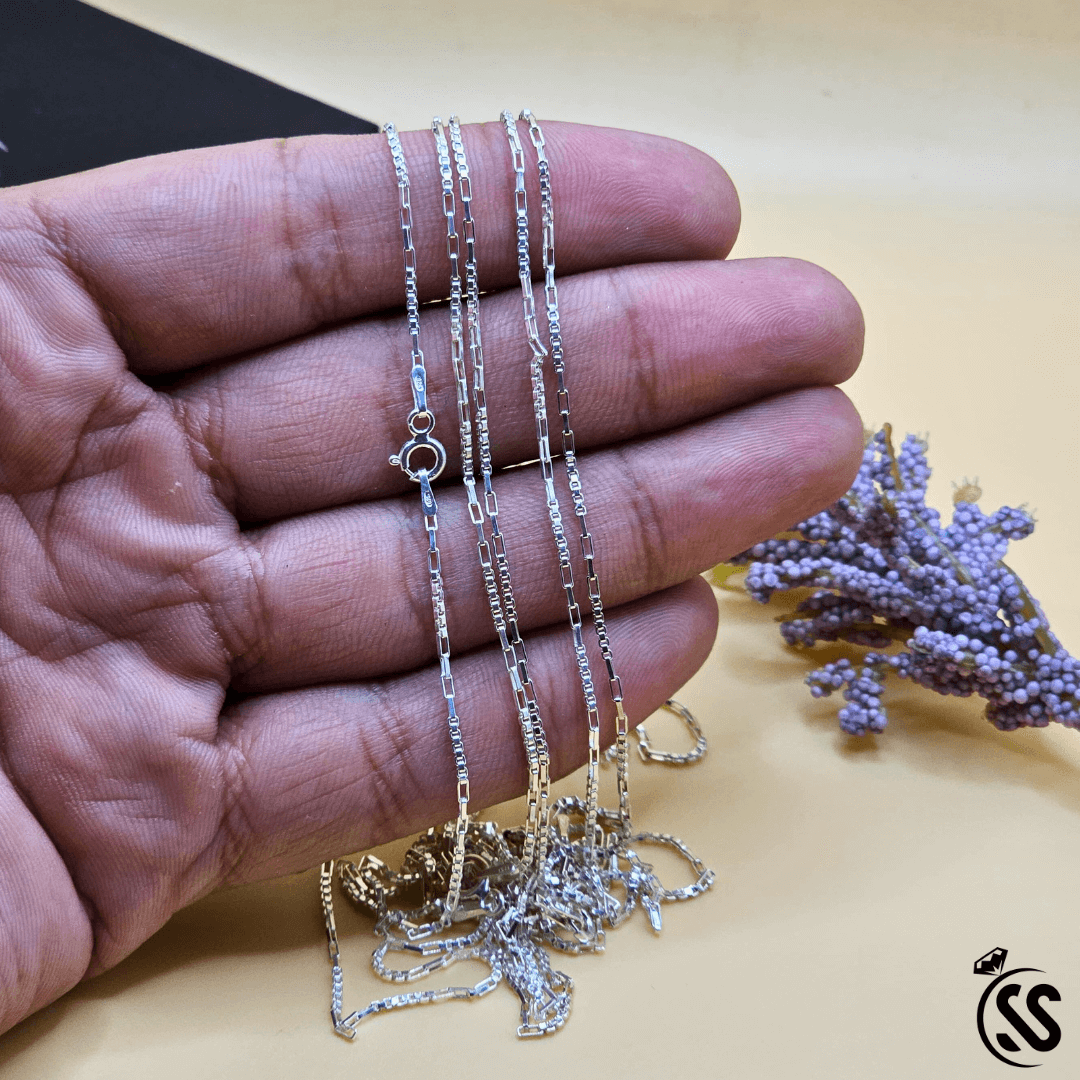 925 Italian Sterling Silver Chain for Ladies