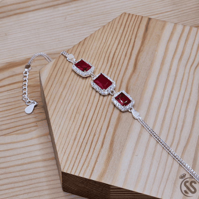 Italian 925 Sterling Silver Ladies Bracelet