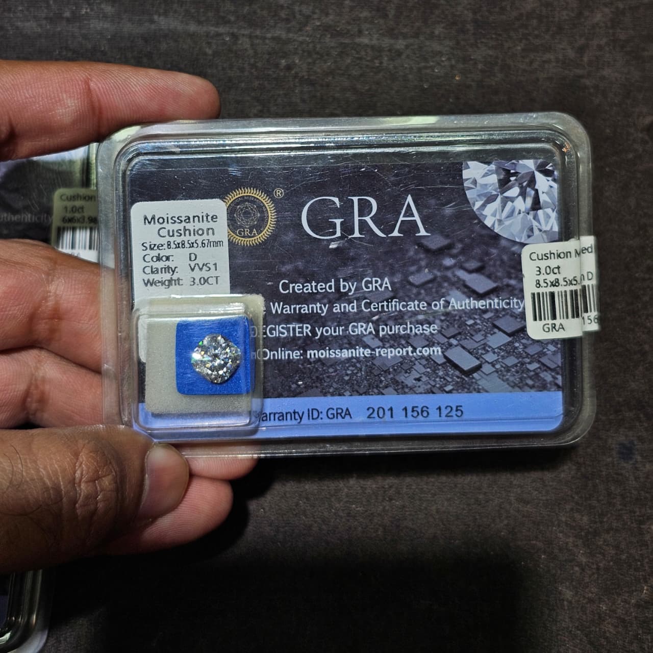 Cushion Moissanite Loose Diamond With Certificate