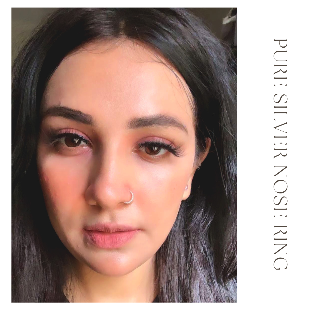 Chandi Nose Ring - SilverStones.Pk