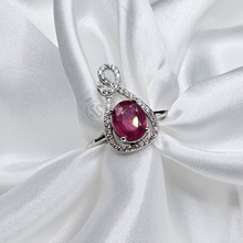 Real Ruby 925 Silver Ring