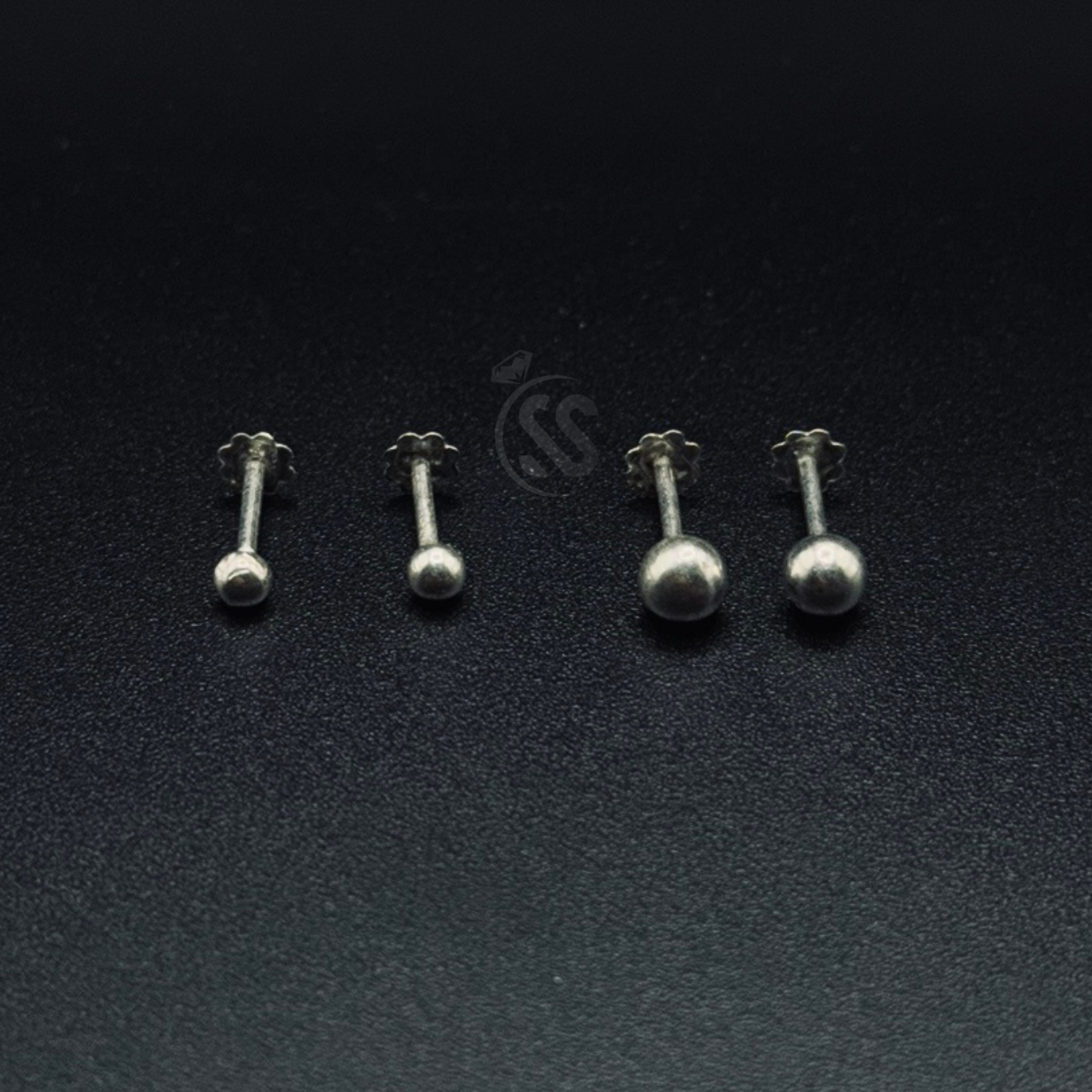 Silver (Chandi) Ear Pins - SilverStones.Pk