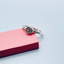 Zircon Magic: Italian Silver Ring