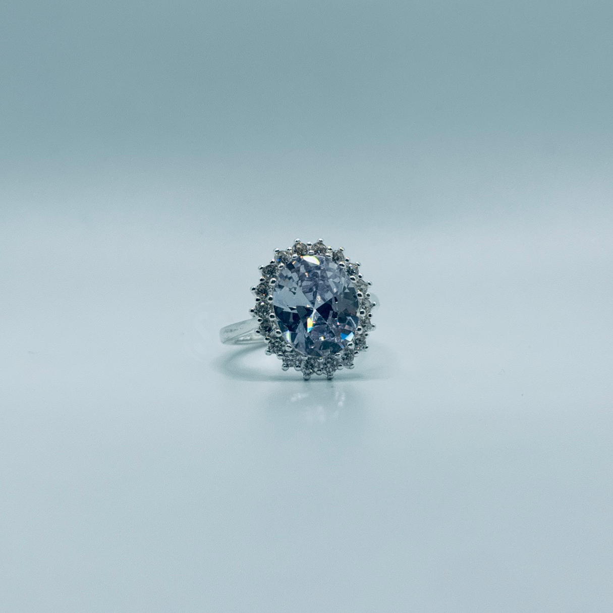 925 Italian Silver: Zircon Beauty