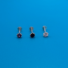 Pack of 3 Silver Nose Pins