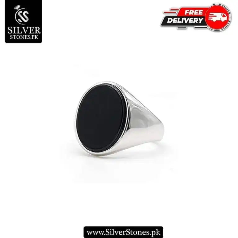 Real Aqeeq Turkish Silver (Chandi) Ring For Men's