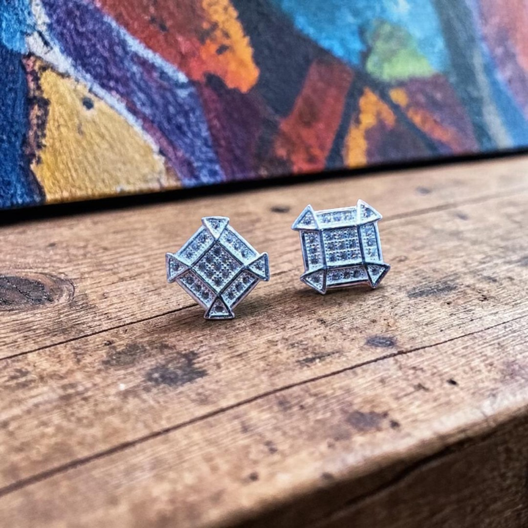 925 Italian Sterling Silver Earpins