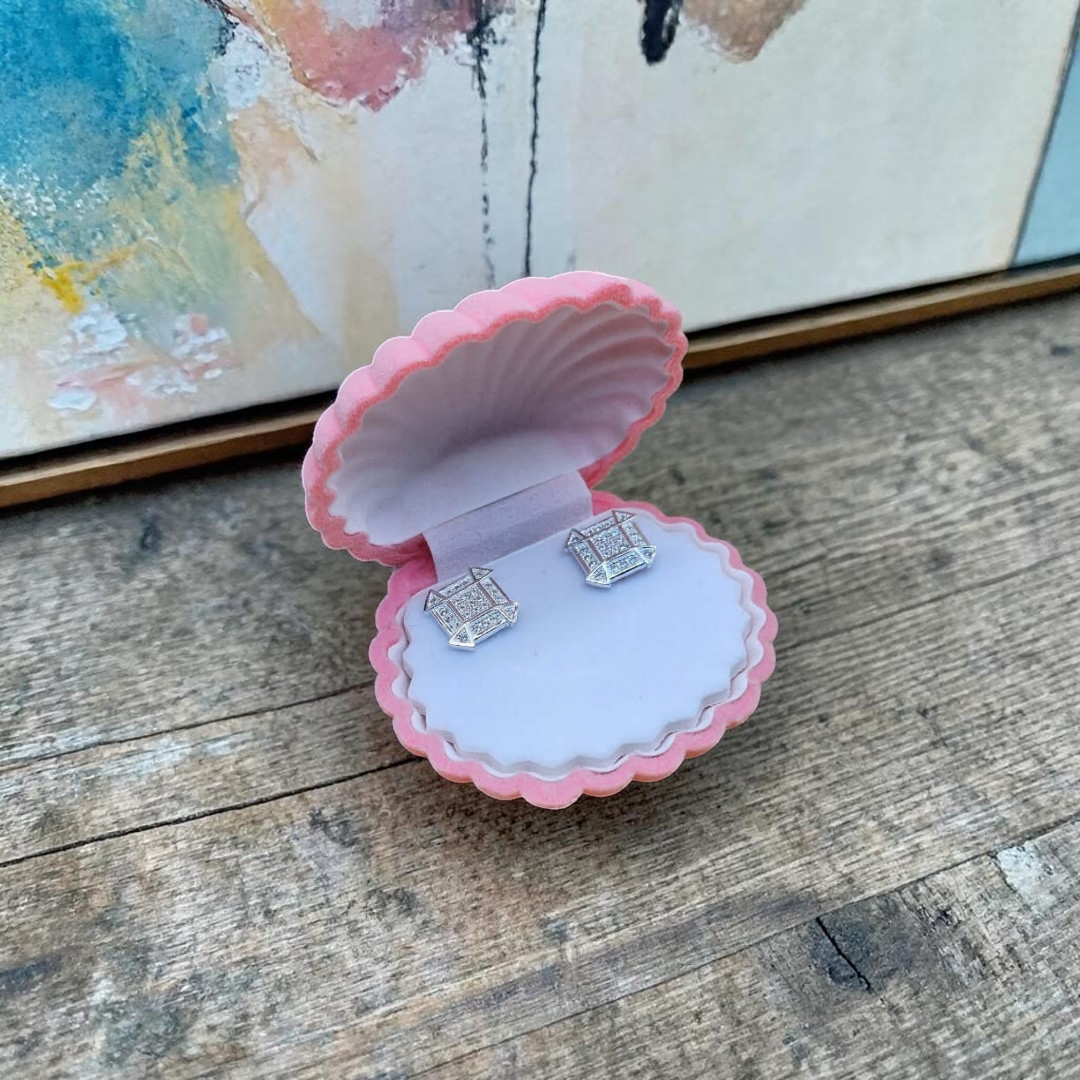 925 Italian Sterling Silver Earpins