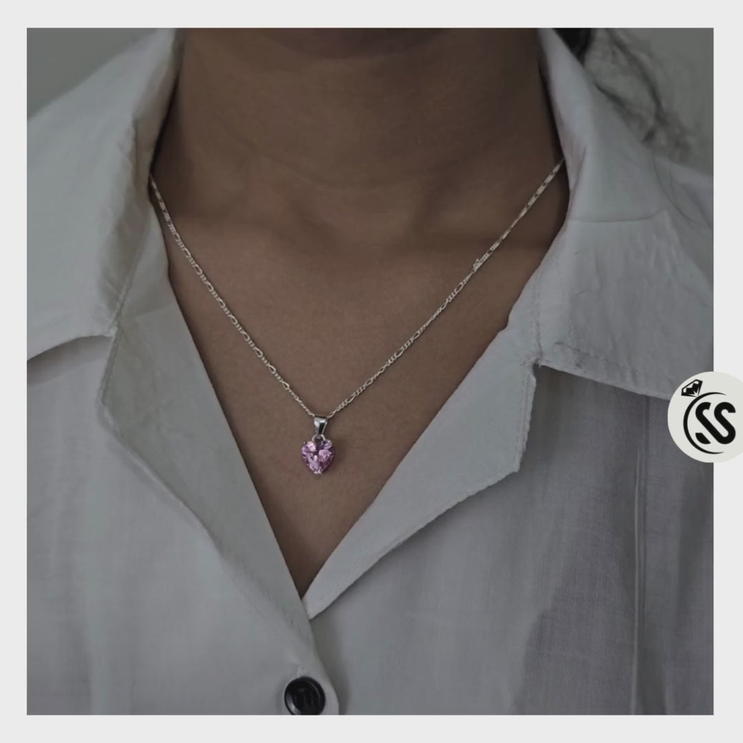 Italian Silver 925 Diamond style Pendant