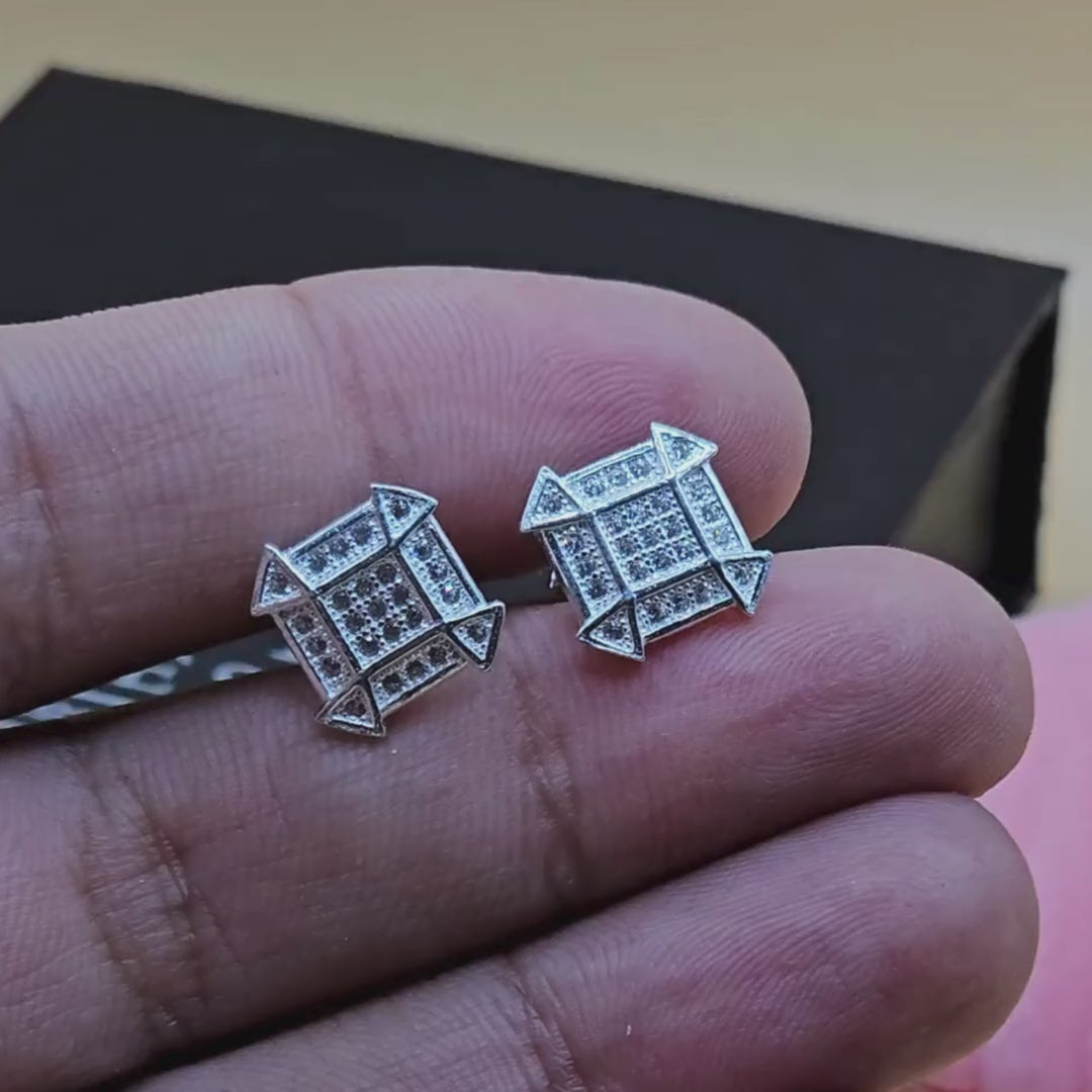 925 Italian Sterling Silver Earpins