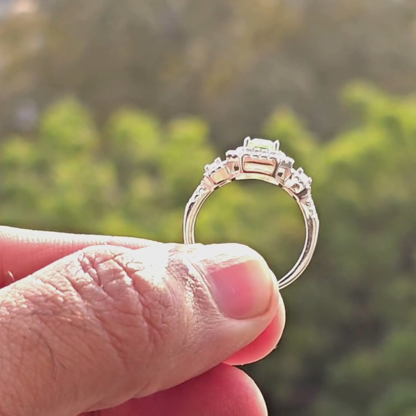 Italian 925 Silver Ladies Ring with Elegant Design