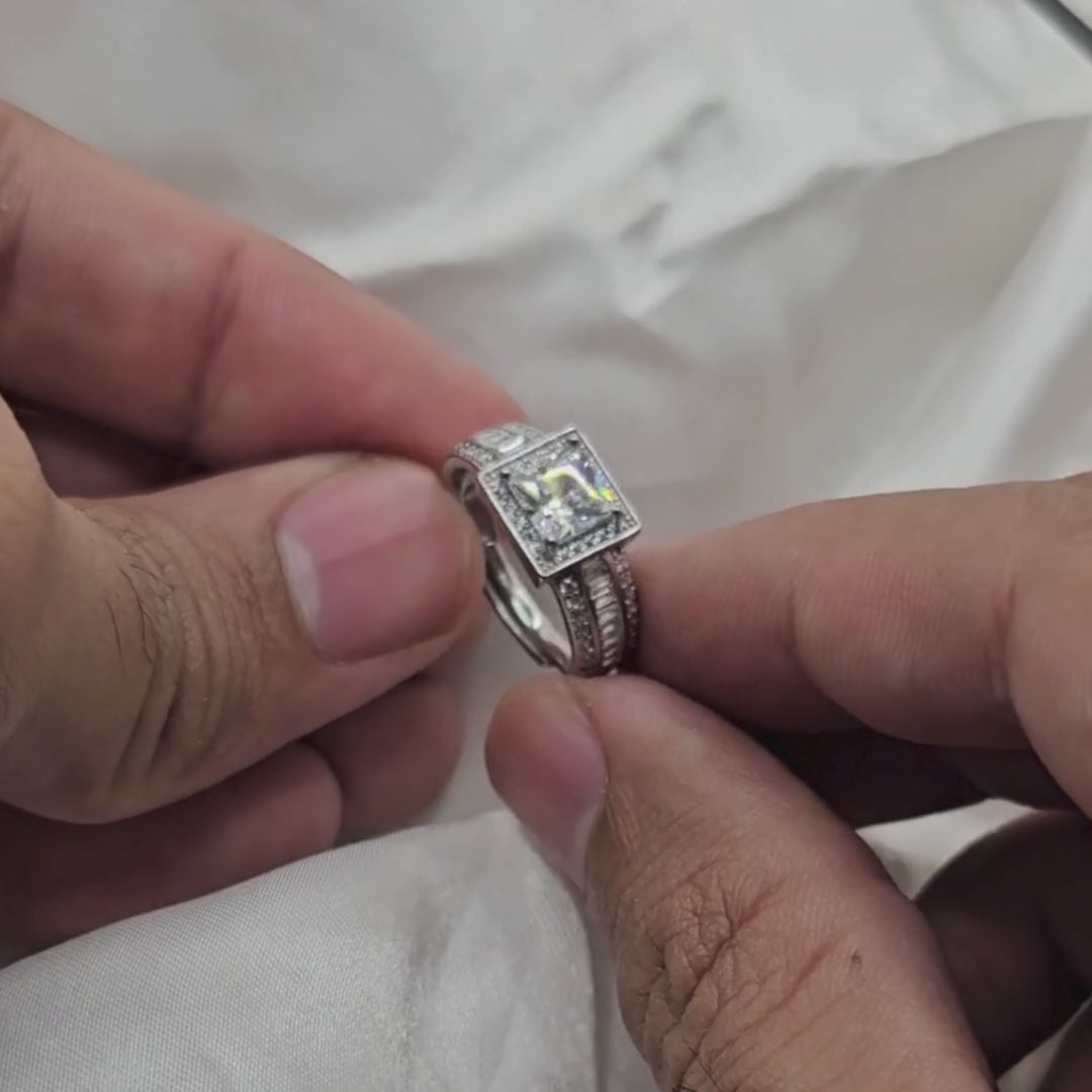 Ladies Adjustable Ring – 925 Sterling Silver Italian Jewelry