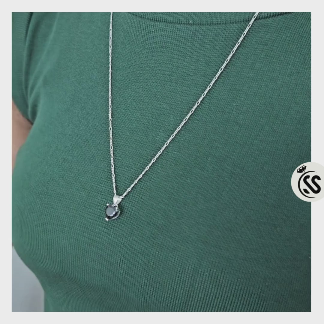 Italian Silver 925 Diamond style Pendant