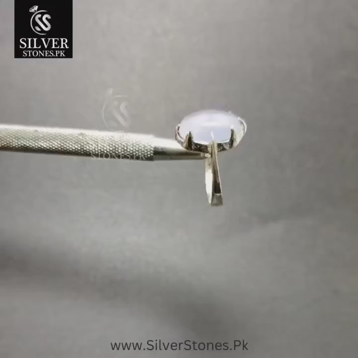 Real Dur e Najaf Stone Chandi Ladies Ring