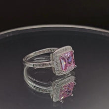 Zircon Sparkle: Italian 925 Silver Ring