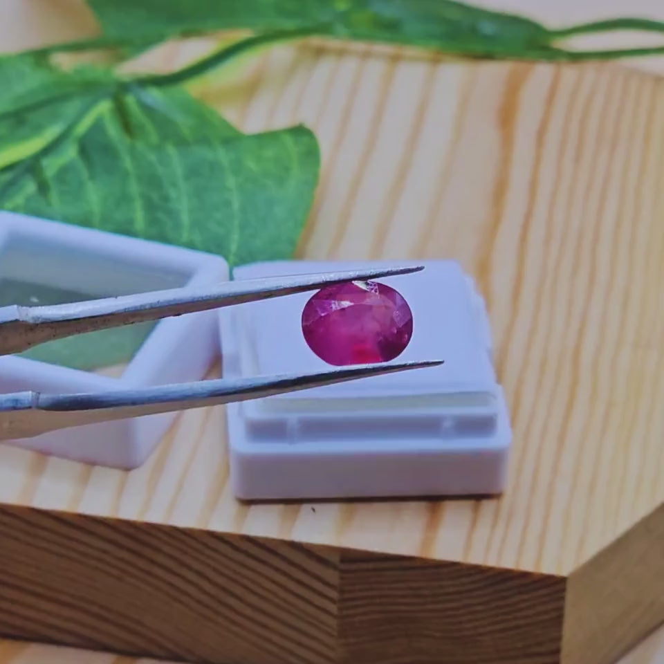 A+ Quality African Ruby (Light Pink | 3.60 Carats)