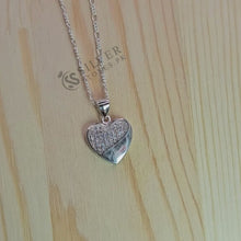 Rhodium Coated Silver Pendant