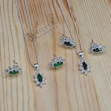 Sterling Silver Pendant Set from Italy