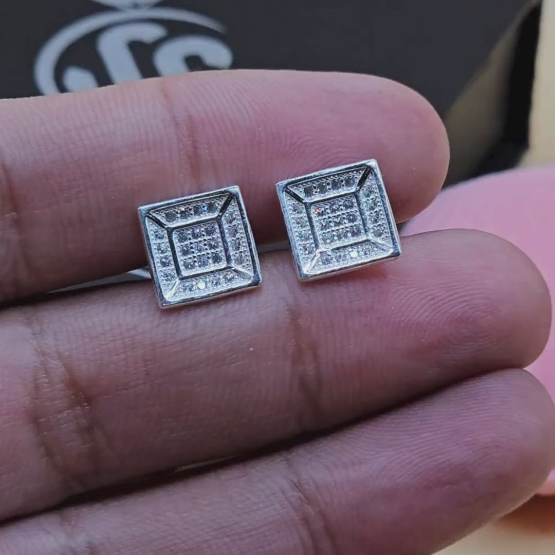 925 Italian Sterling Silver Earpins