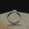 Ladies 1 Carat Moissanite Diamond Ring in Silver