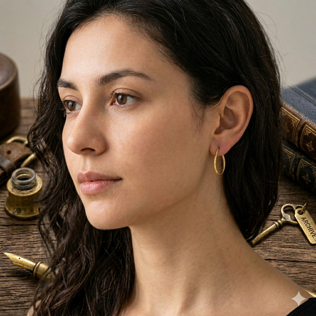 24 Carat Gold Plated Pure Silver Earrings