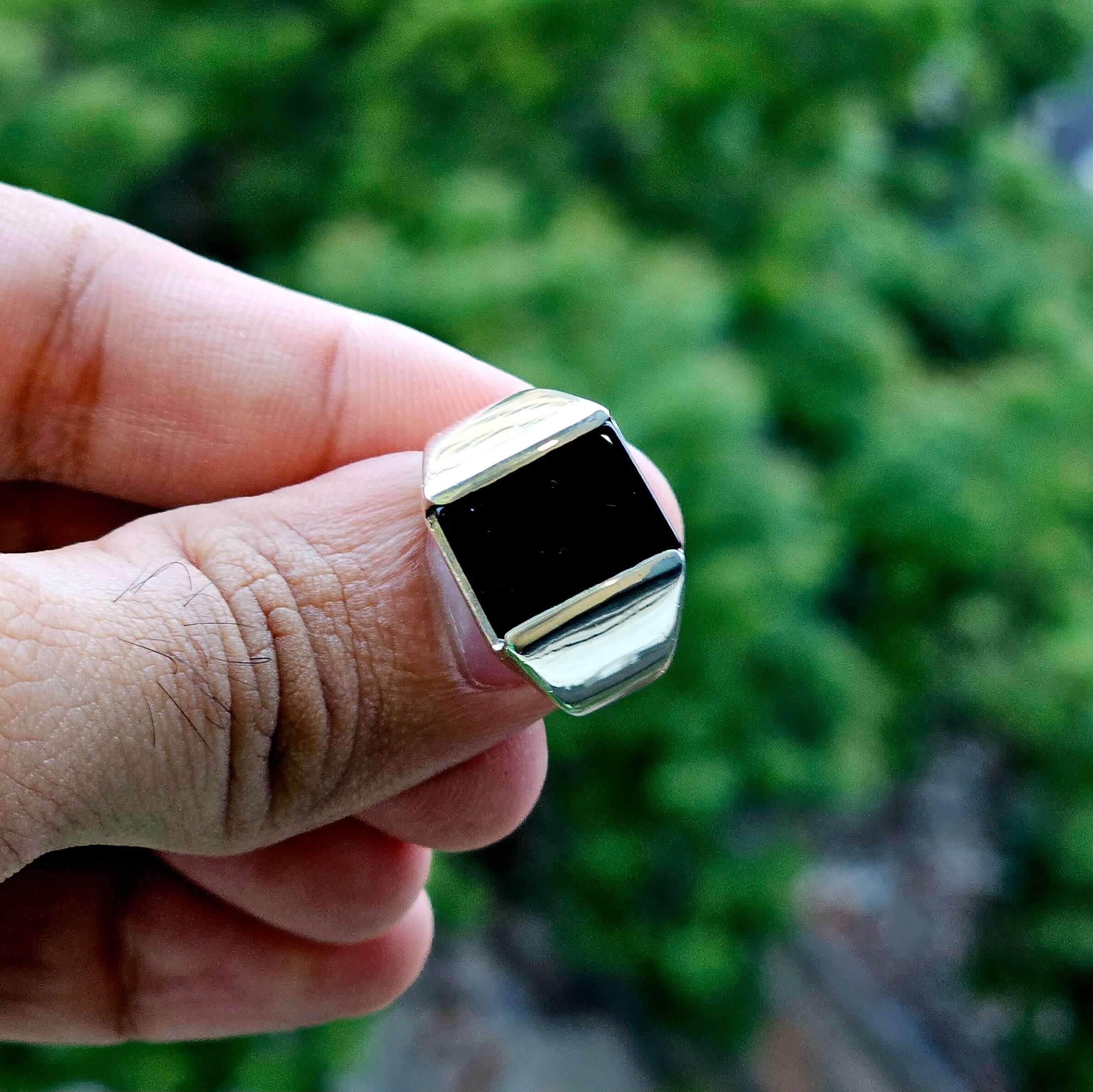 Real Aqeeq Turkish Silver (Chandi) Ring For Men’s