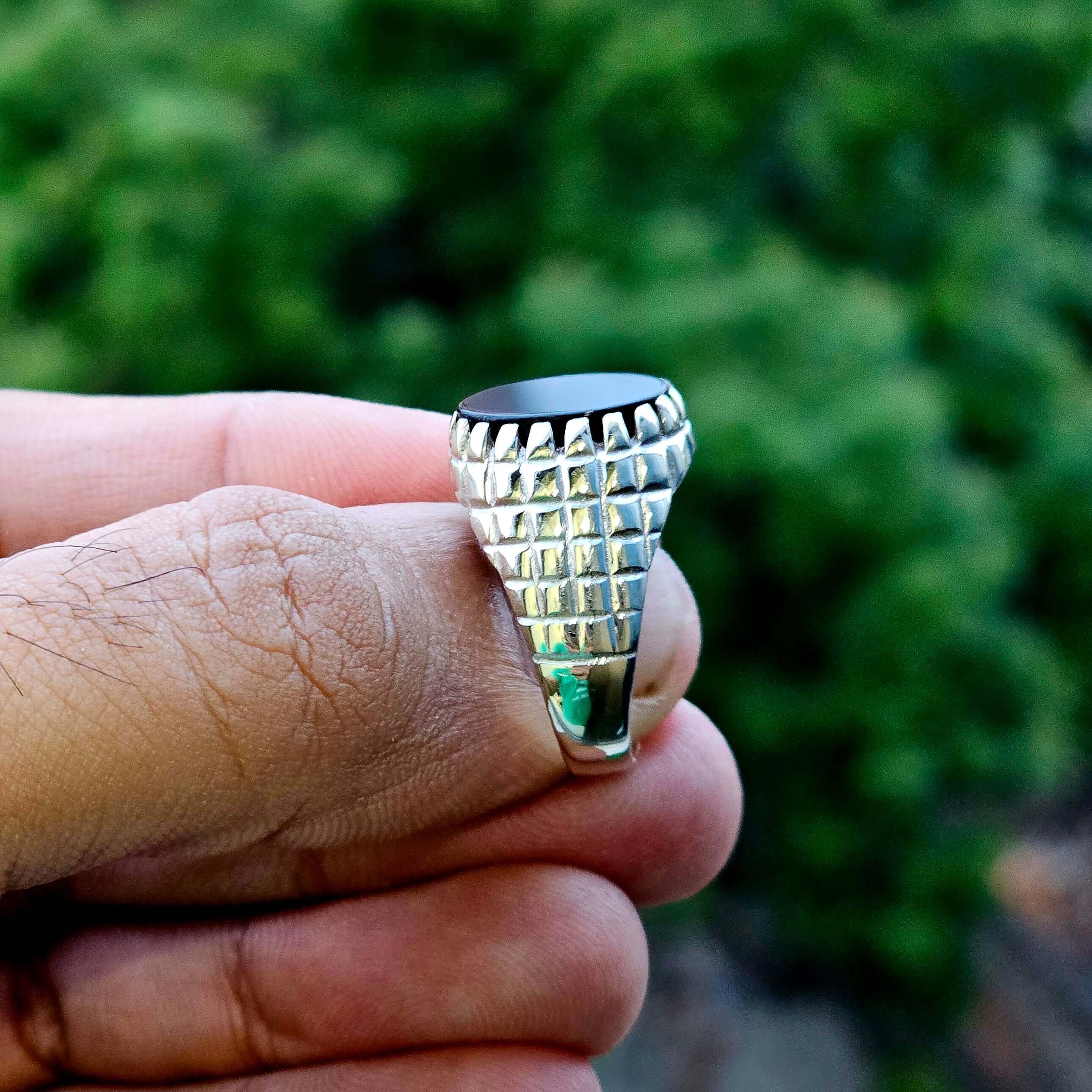 Real Aqeeq Turkish Silver (Chandi) Ring For Men’s