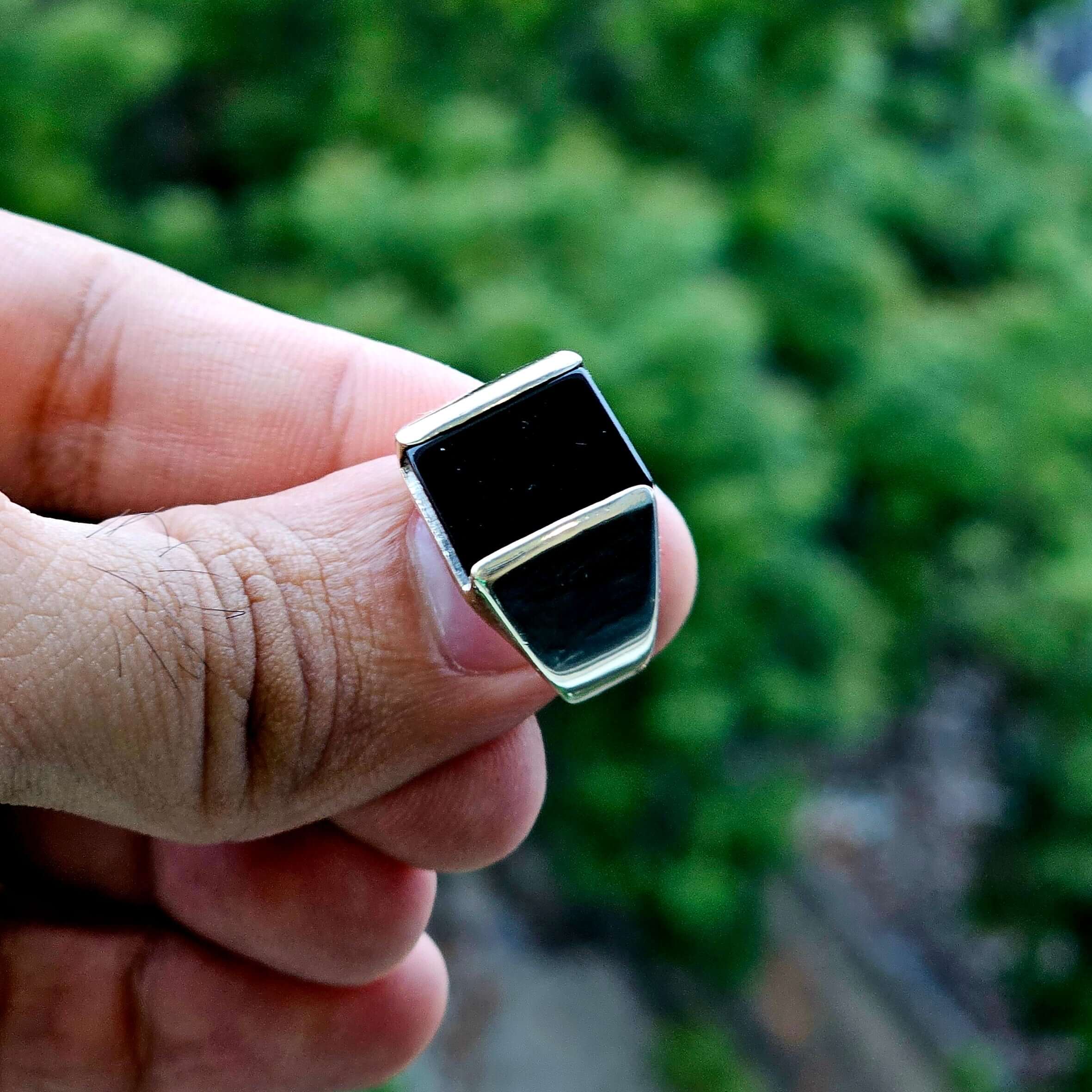 Real Aqeeq Turkish Silver (Chandi) Ring For Men’s