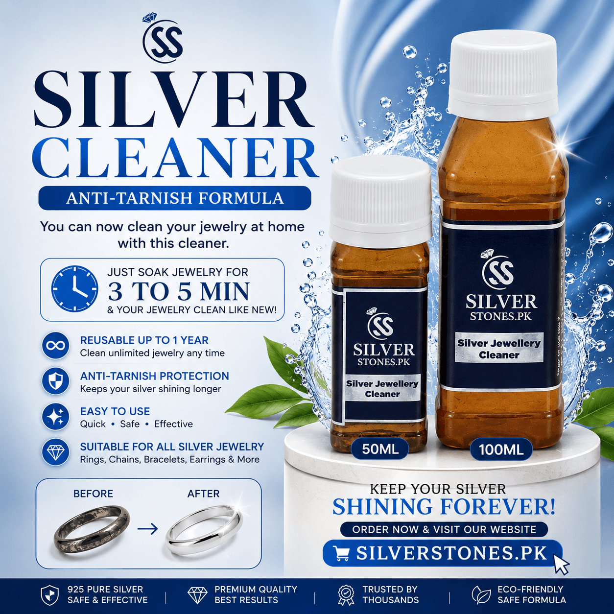 clean your silver jewelry like new in minutes at home 