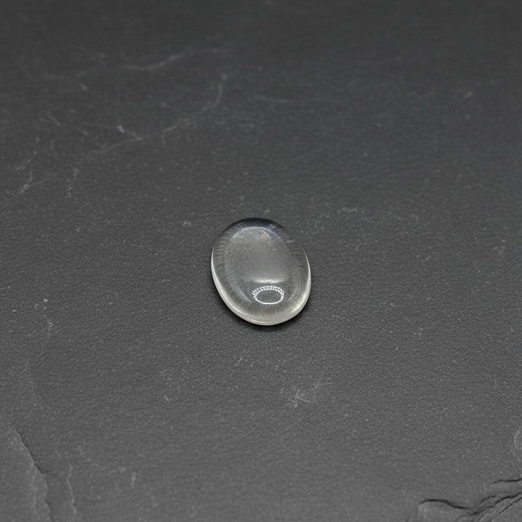 SilverStones.Pk oval clear Dur-e-Najaf gemstone, 20.70 carats, A+ quality, high transparency and shine.