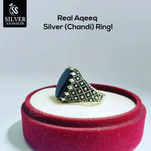 Real Aqeeq Turkish Silver (Chandi) Ring For Men’s